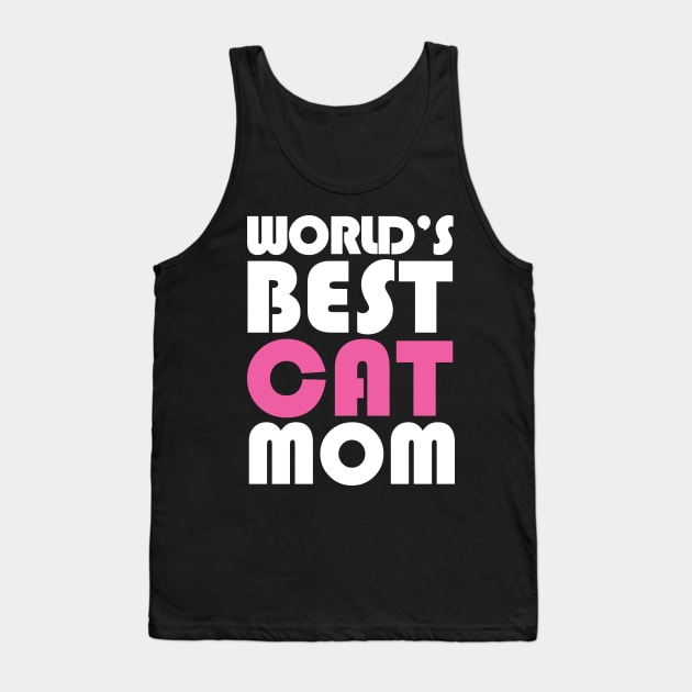 World's best cat mom Tank Top by catees93